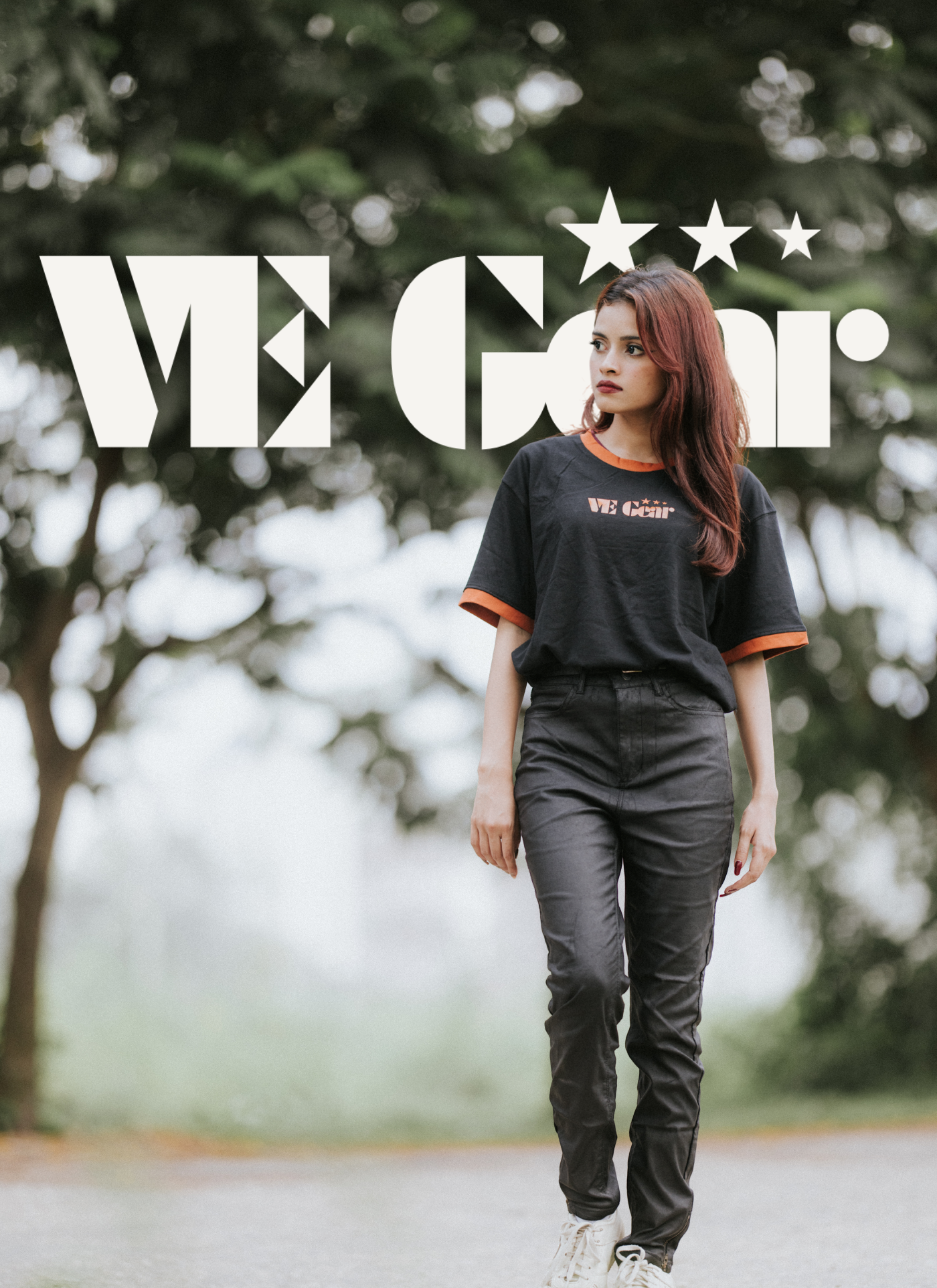 VE Gear Limited Edition “SIGNATURE” Black and Bronze Oversized T-shirt