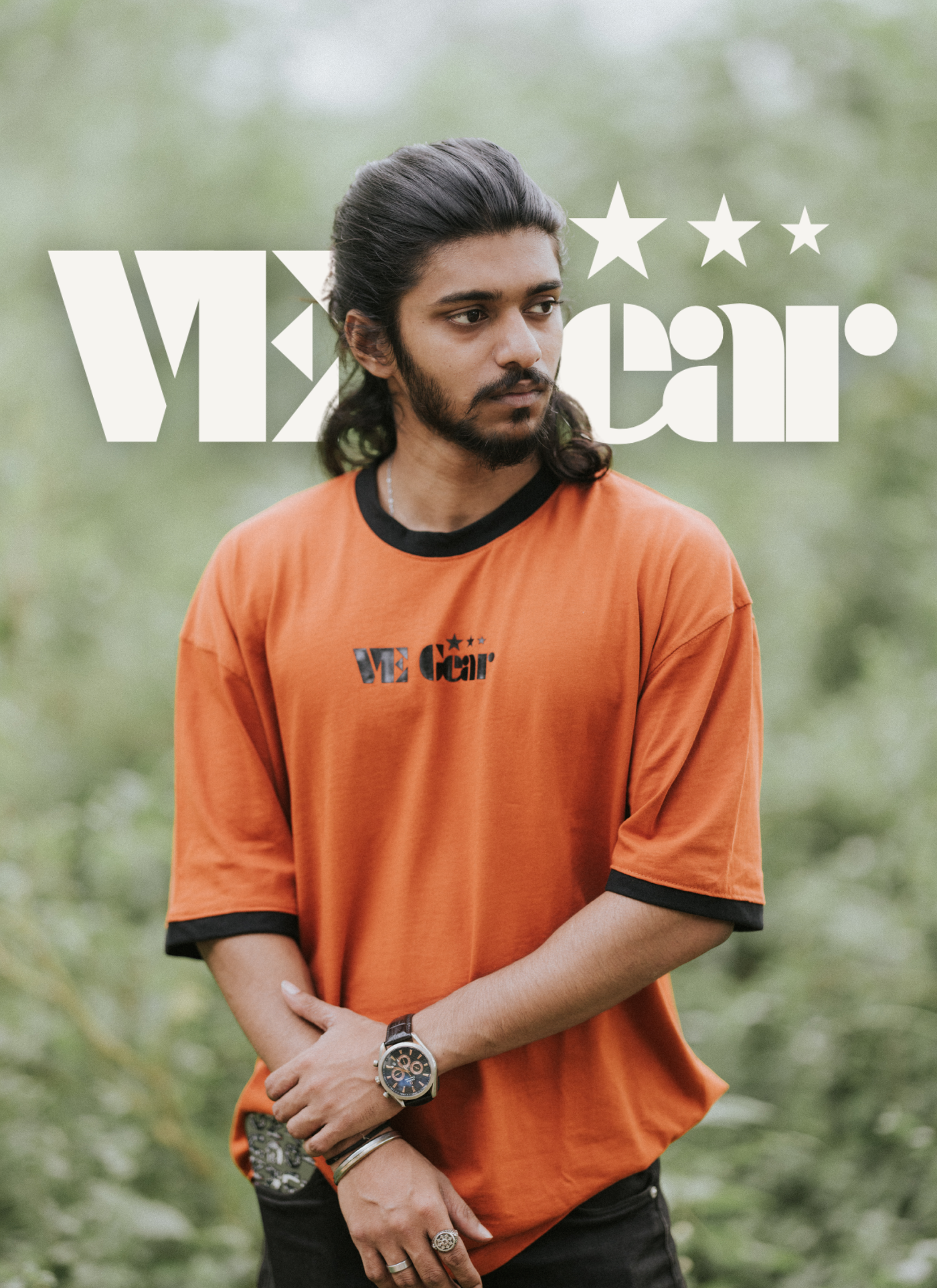 VE Gear Limited Edition ”SIGNATURE” Bronze and Black  Oversized T-shirt view 3