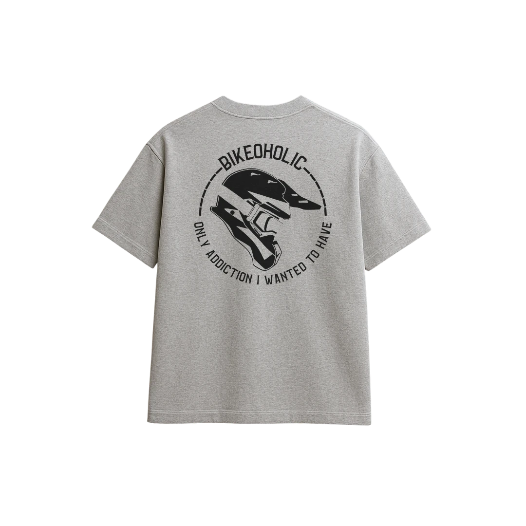 VE Gear “Bikeoholic” Drop Shoulder Tee view 2