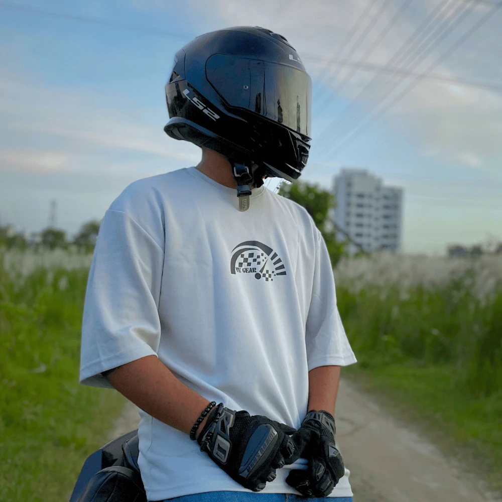 VE Gear “Bikeoholic” Drop Shoulder Tee view 4
