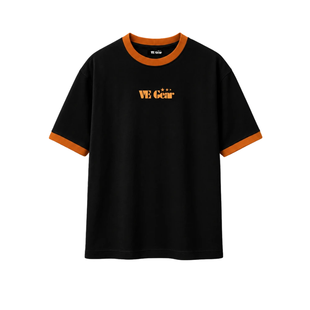 VE Gear Limited Edition “SIGNATURE” Black and Bronze Oversized T-shirt